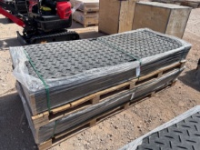 Pallet of (15) 95 x 41 plastic floor mats