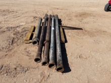 (10x$) 4 fig1002 flow iron, (9) 10jts (1) 6joint