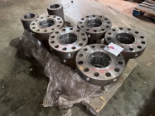 PALLET W/ (2) 7-1/16 x 5-/2, (3) 7-1/16 (2) 5-1/2 SOW, LTC TUBING HEADS