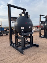 Sandtinel 10K Maverick 48 spherical separator, Skidded