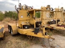 Shop Built 3-Station 3-Bottle Trailer Mounted Accumulator