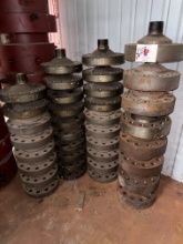 SECTION W/ (25+) 7-1/16 x 3-1/2 EUE 3M & (8) 7-1/16 x 3-1/2 EUE 5M ADAPTER FLANGES