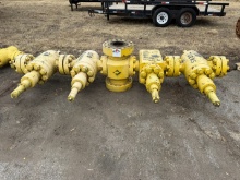 7-1/16 15K WP W/ (4) MANUAL FRAC VALVE MANIFOLD
