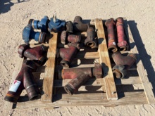Pallet w/ (6) 3 1502 ys (6) pup jts, & (1) 4 1502 test plug