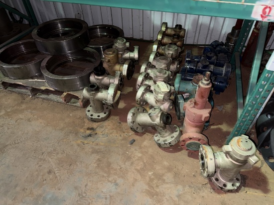SECTION OF (20) MOSTLY 1-13/16 10M FLANGED CHOKE VALVES