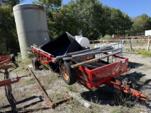 8DIA X 13.7H FIBERGLASS TANK & S/A TRANSPORT TRAILER