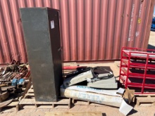 3 x 1.5 x 6 storage cabinet & pallet w/ Kozy-World propane heaters