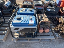 (2) Westinghouse 7KW portable generators & (1) ridgid electric air compressor