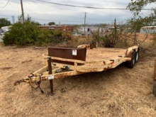 18 x 7 Shop Built Car Hauler Trailer