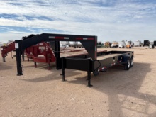 2018 STEWART WELDING 24 X 77 T/A GOOSENECK TRAILER