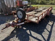 16 x 77W T/A BUMPER PULL UTILITY TRAILER