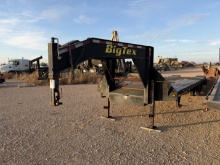 31 x 8 BigTex Gooseneck Trailer w/ Electric Winch