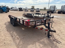 2015 C&M TRAILERS 16 X 75 T/A BUMPER PULL UTILITY TRAILER