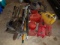 Gas Cans, Hand Tools, Shop Vac (works)