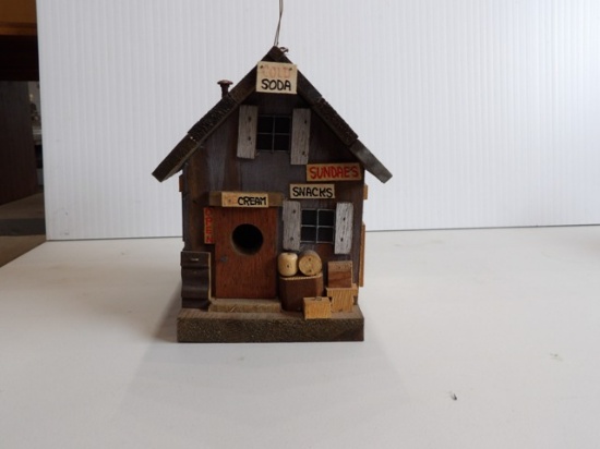 Ice Cream Shack Bird House by M.L. Stutdman