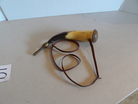 Powder Horn w/Brass Tip