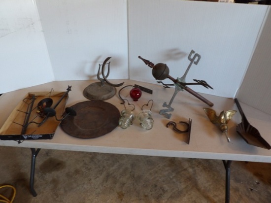 Wind Vein, Eagle Flag Top Fig, Metal Hooks, Coal Scoops