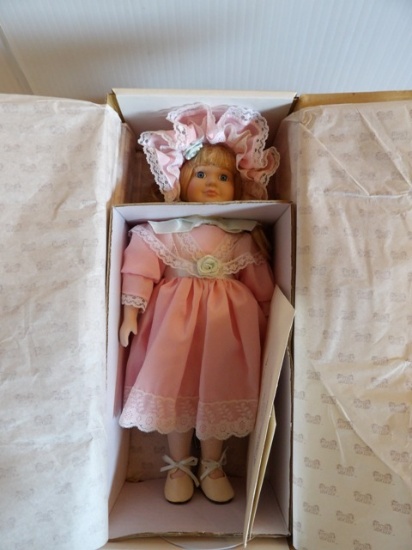 Little Ladies of England "Caroline's Garden Party" Porcelain Princeton Gallery