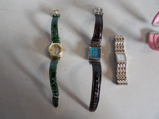 4 Ladies Watches, Cannes, Capezio, Pulsar, Ecclissi