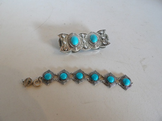 2  Turquoise Bracelets