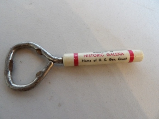 Bottle Opener "Souvenir or Historic Galena"