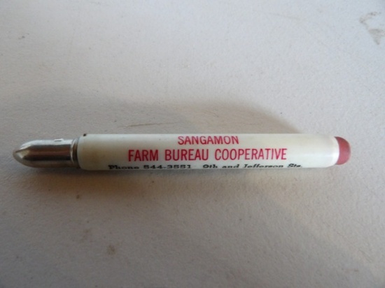 Bullet Pencil "Sangamon Farm Bureau Coop Springfield, IL"