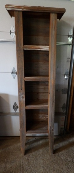 Barn Wood Standing Shelf