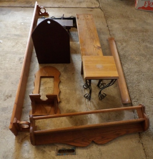 Wooden Shelves, Misc Décor