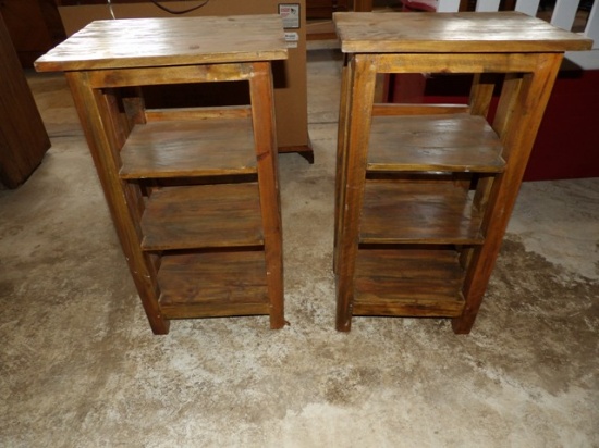 Wood End Table