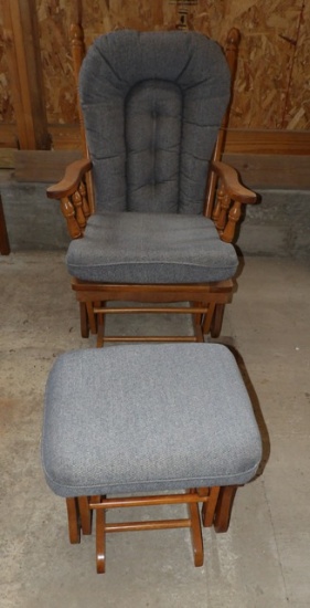Glider Chair for Foot Stool