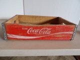 Wood Coca Cola Box (Damage on one side)