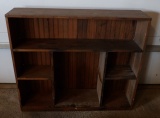Wood Shelf w/Panel Back