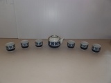 Tea Pot w/6 Cups