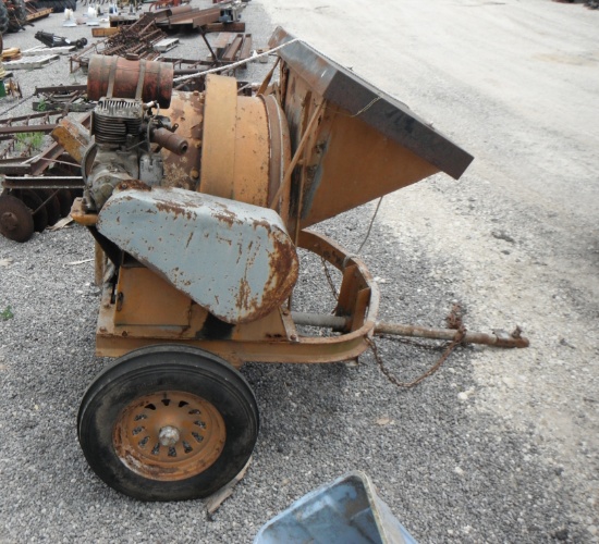 Gas Powered Concrete Mixer