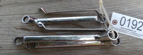 Craftsman Double Boxend Wrenches