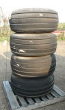 16.5L-16.1 Tires on 8 Bolt Rims (Unused)