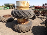 14.9-28 Tires on DMI Rims w/spacers & Hardware
