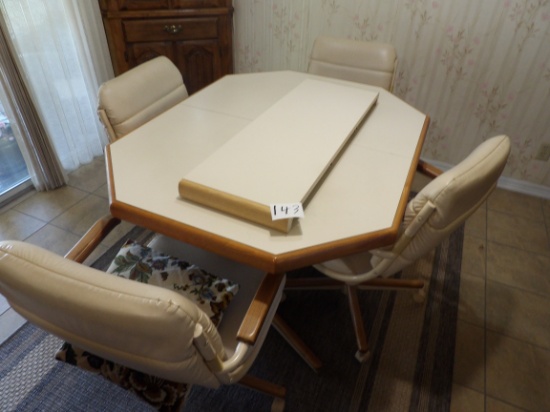 Table w/4 Chairs, Leaf