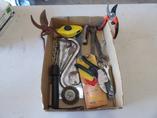 Wrenches, Drill Bits, Chalk Line, Pliers