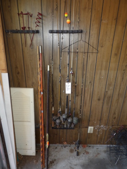 Fishing Poles, Reels, Pole Holders