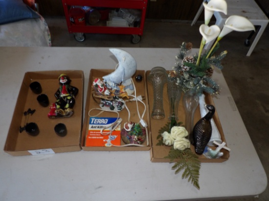 Misc- Vises, Christmas DÃ©cor, Clown Statue