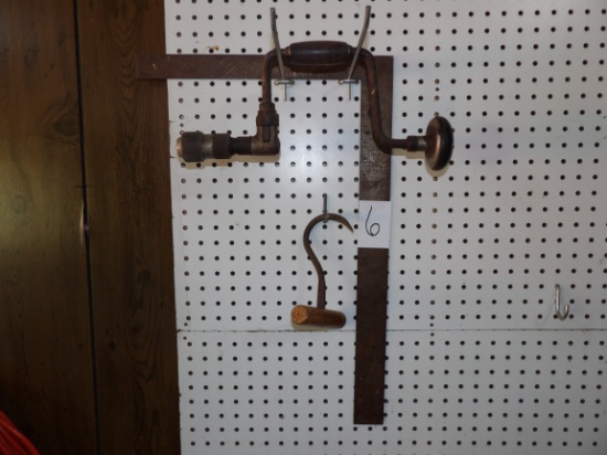 Square, Brace, Bale Hook