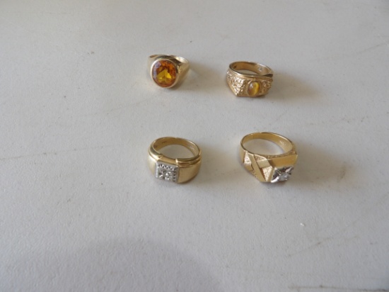2 10K Rings, 2 14K Rings