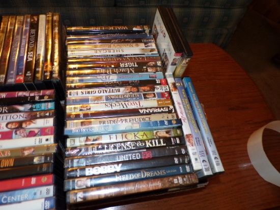5 Boxes of DVDs