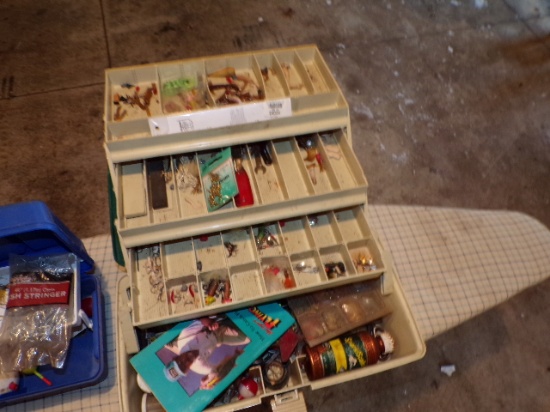 2 Tackle Boxes w/Misc Fishing Items