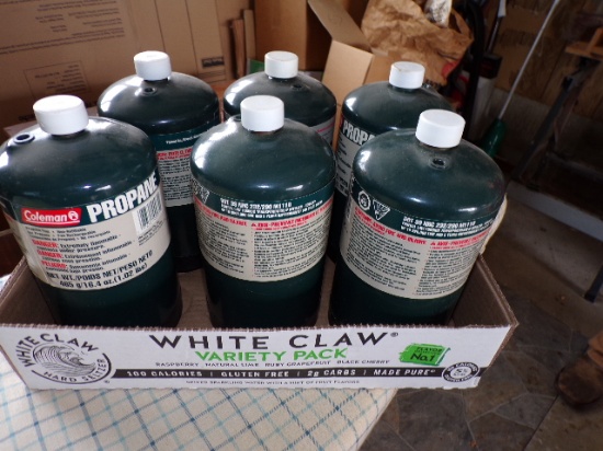 6 Propane Tanks