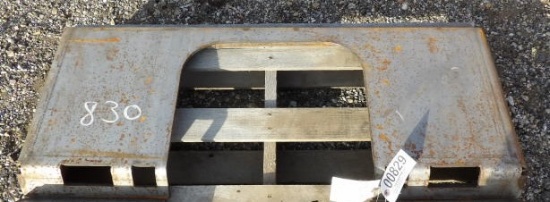 Open Center Skid Steer Plates