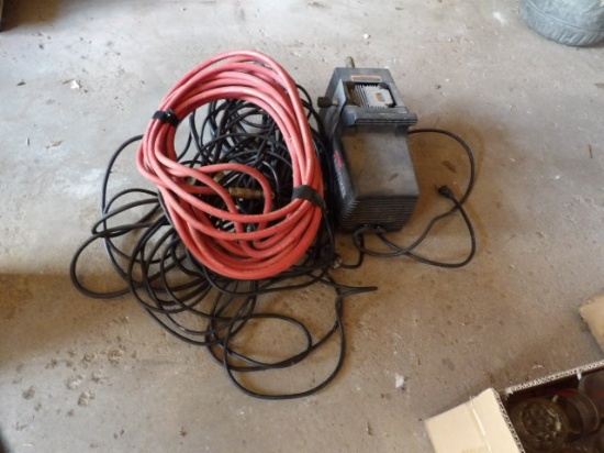Electrical Cords, Air Hose, Air Compressor