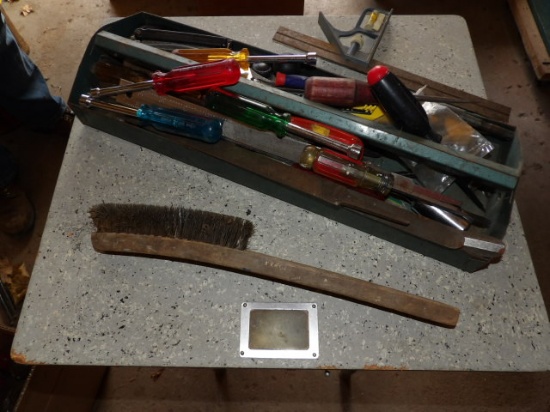 Wire Brush, Nut Drivers, Files, Square, Screwdriver, misc