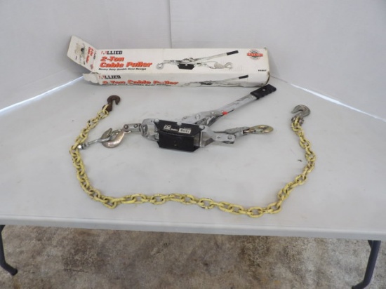 2 Ton Cable Puller w/Chain
